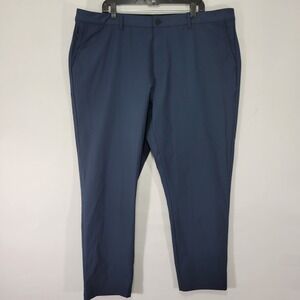 01.ALGO‎ Men's Performance Pants Navy Polyester Blue Size 40x29